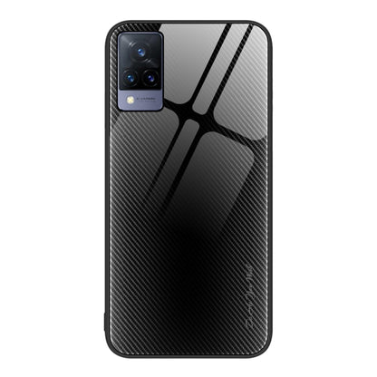 Texture Gradient Glass TPU Phone Case, For vivo S9e, For vivo V21, For vivo V15, For OnePlus Nord 2 5G