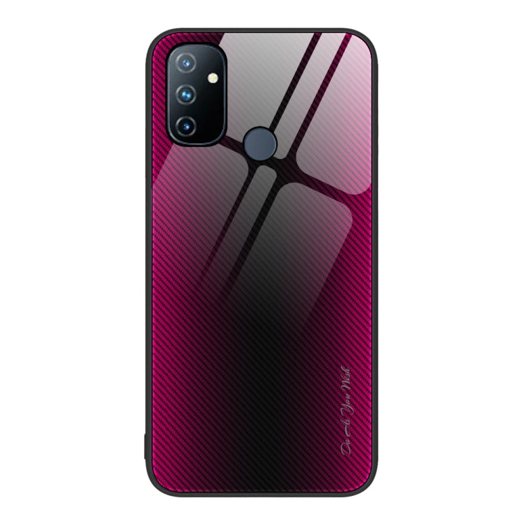 Texture Gradient Glass TPU Phone Case, For OnePlus Nord N100, For OnePlus 10 Pro