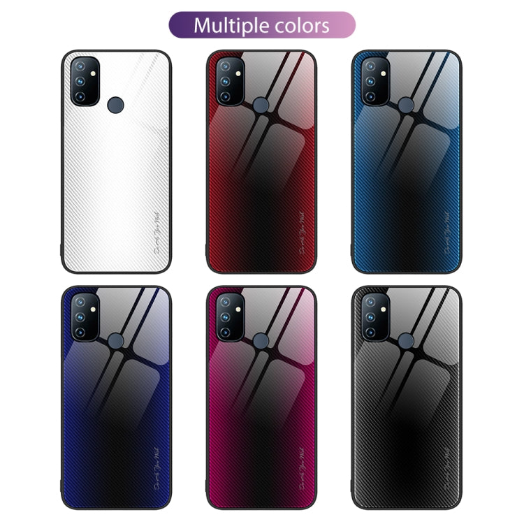 Texture Gradient Glass TPU Phone Case, For OnePlus Nord N100, For OnePlus 10 Pro