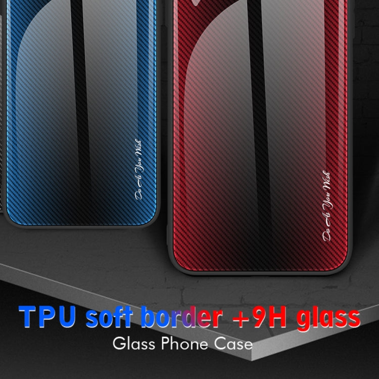 Texture Gradient Glass TPU Phone Case, For OnePlus Nord N100, For OnePlus 10 Pro