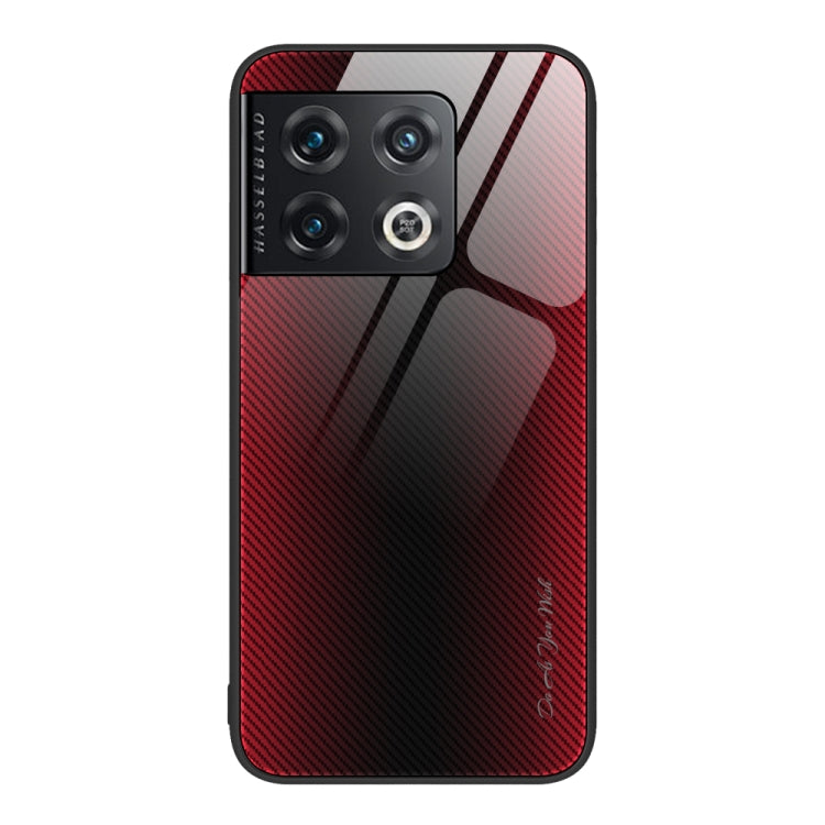 Texture Gradient Glass TPU Phone Case, For OnePlus Nord N100, For OnePlus 10 Pro
