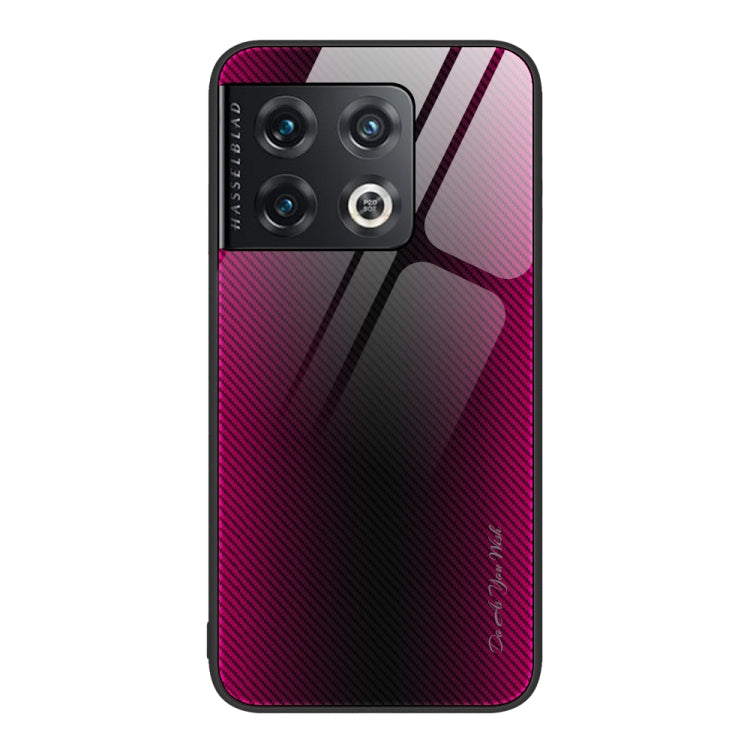 Texture Gradient Glass TPU Phone Case, For OnePlus Nord N100, For OnePlus 10 Pro