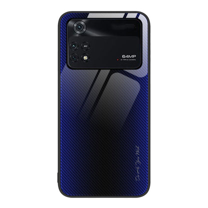 Texture Gradient Glass TPU Phone Case, For Xiaomi Poco M4 Pro, For Xiaomi Poco M4 Pro 5G, For Xiaomi Poco X4 Pro 5G, For Xiaomi Redmi 10C