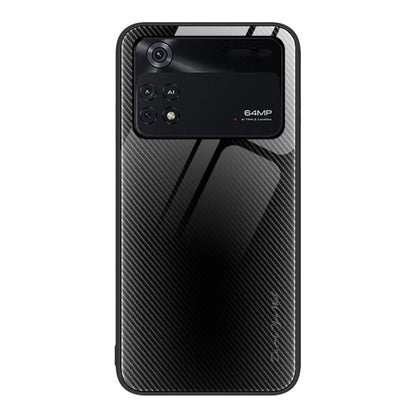 Texture Gradient Glass TPU Phone Case, For Xiaomi Poco M4 Pro, For Xiaomi Poco M4 Pro 5G, For Xiaomi Poco X4 Pro 5G, For Xiaomi Redmi 10C