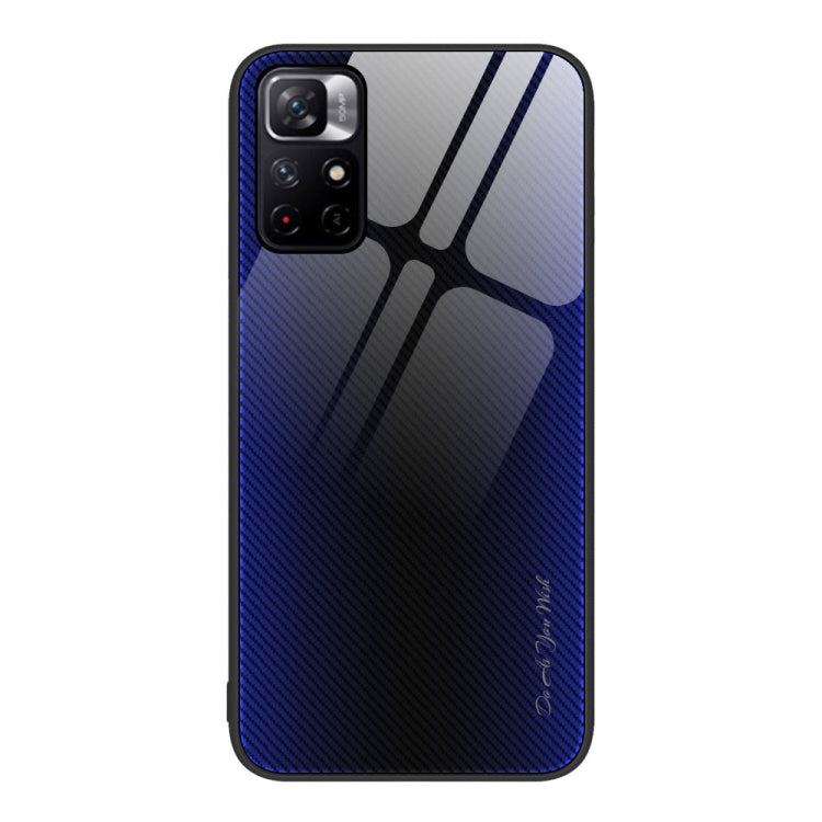Texture Gradient Glass TPU Phone Case, For Xiaomi Poco M4 Pro, For Xiaomi Poco M4 Pro 5G, For Xiaomi Poco X4 Pro 5G, For Xiaomi Redmi 10C