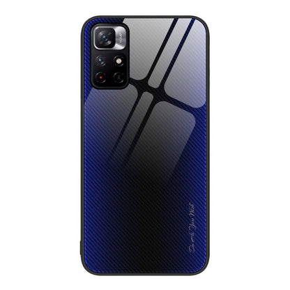 Texture Gradient Glass TPU Phone Case, For Xiaomi Poco M4 Pro, For Xiaomi Poco M4 Pro 5G, For Xiaomi Poco X4 Pro 5G, For Xiaomi Redmi 10C