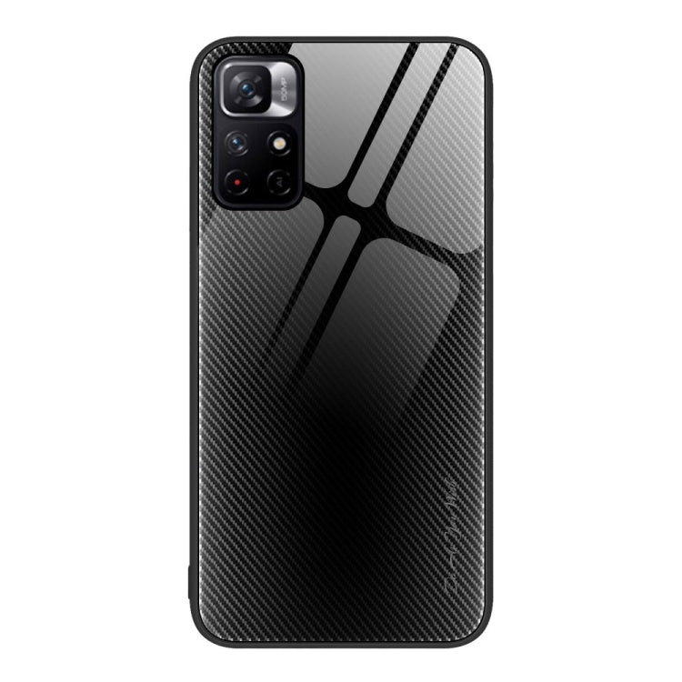 Texture Gradient Glass TPU Phone Case, For Xiaomi Poco M4 Pro, For Xiaomi Poco M4 Pro 5G, For Xiaomi Poco X4 Pro 5G, For Xiaomi Redmi 10C