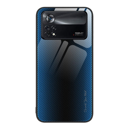 Texture Gradient Glass TPU Phone Case, For Xiaomi Poco M4 Pro, For Xiaomi Poco M4 Pro 5G, For Xiaomi Poco X4 Pro 5G, For Xiaomi Redmi 10C
