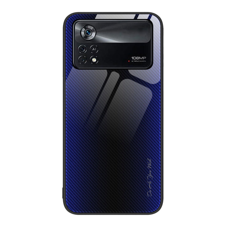 Texture Gradient Glass TPU Phone Case, For Xiaomi Poco M4 Pro, For Xiaomi Poco M4 Pro 5G, For Xiaomi Poco X4 Pro 5G, For Xiaomi Redmi 10C