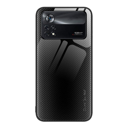 Texture Gradient Glass TPU Phone Case, For Xiaomi Poco M4 Pro, For Xiaomi Poco M4 Pro 5G, For Xiaomi Poco X4 Pro 5G, For Xiaomi Redmi 10C
