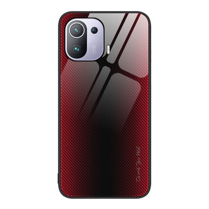 Texture Gradient Glass TPU Phone Case, For Xiaomi Redmi Note 11T Pro, For Xiaomi 11T Pro, For Xiaomi Mi 11 Ultra, For Xiaomi 12 Pro