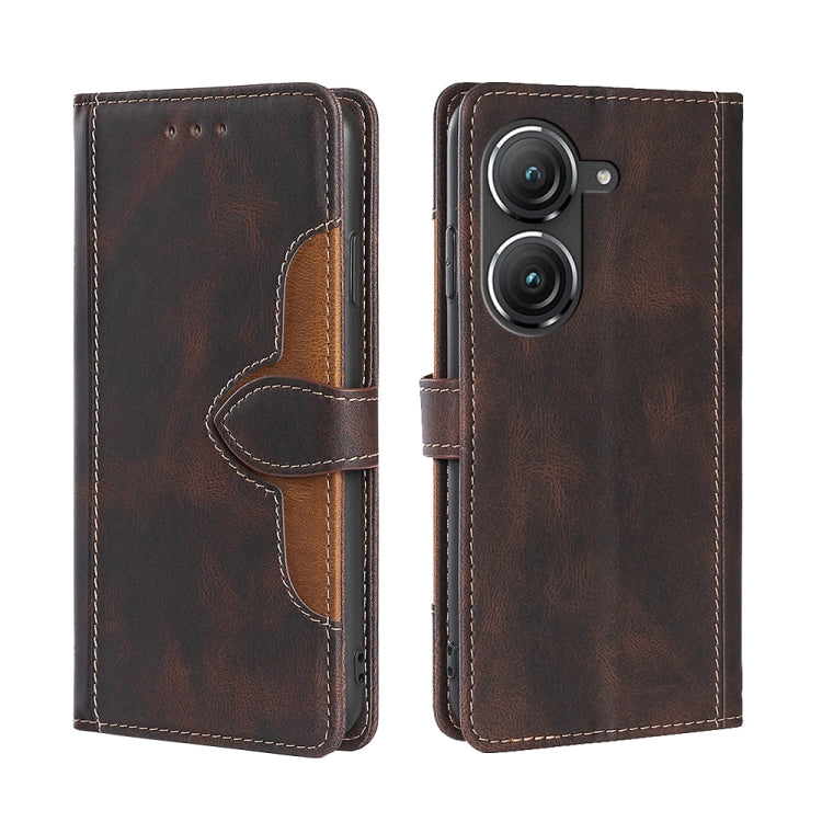 Skin Feel Magnetic Buckle Leather Phone Case, For OnePlus Ace Pro 5G, For TCL 305i, For Xiaomi Redmi K50 Ultra/Xiaomi 12T/Xiaomi 12T Pro, For Asus Zenfone 9, For Huawei nova Y90 4G