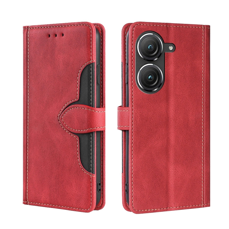 Skin Feel Magnetic Buckle Leather Phone Case, For OnePlus Ace Pro 5G, For TCL 305i, For Xiaomi Redmi K50 Ultra/Xiaomi 12T/Xiaomi 12T Pro, For Asus Zenfone 9, For Huawei nova Y90 4G