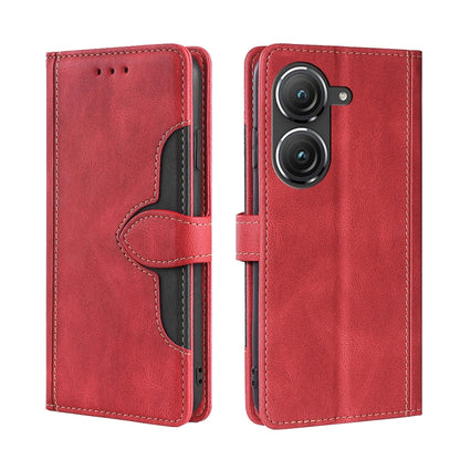 Skin Feel Magnetic Buckle Leather Phone Case, For OnePlus Ace Pro 5G, For TCL 305i, For Xiaomi Redmi K50 Ultra/Xiaomi 12T/Xiaomi 12T Pro, For Asus Zenfone 9, For Huawei nova Y90 4G