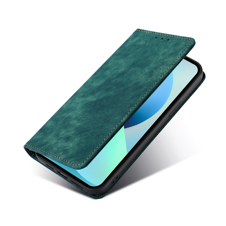 RFID Anti-theft Brush Magnetic Leather Phone Case, For OnePlus Ace Pro 5G, For TCL 305i, For Xiaomi Redmi K50 Ultra/Xiaomi 12T/Xiaomi 12T Pro, For Asus Zenfone 9, For Huawei nova Y90 4G