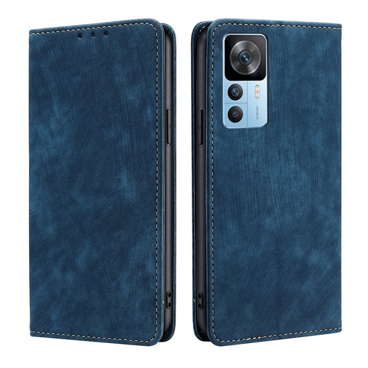 RFID Anti-theft Brush Magnetic Leather Phone Case, For OnePlus Ace Pro 5G, For TCL 305i, For Xiaomi Redmi K50 Ultra/Xiaomi 12T/Xiaomi 12T Pro, For Asus Zenfone 9, For Huawei nova Y90 4G
