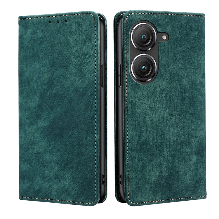RFID Anti-theft Brush Magnetic Leather Phone Case, For OnePlus Ace Pro 5G, For TCL 305i, For Xiaomi Redmi K50 Ultra/Xiaomi 12T/Xiaomi 12T Pro, For Asus Zenfone 9, For Huawei nova Y90 4G