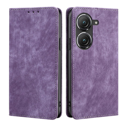 RFID Anti-theft Brush Magnetic Leather Phone Case, For OnePlus Ace Pro 5G, For TCL 305i, For Xiaomi Redmi K50 Ultra/Xiaomi 12T/Xiaomi 12T Pro, For Asus Zenfone 9, For Huawei nova Y90 4G