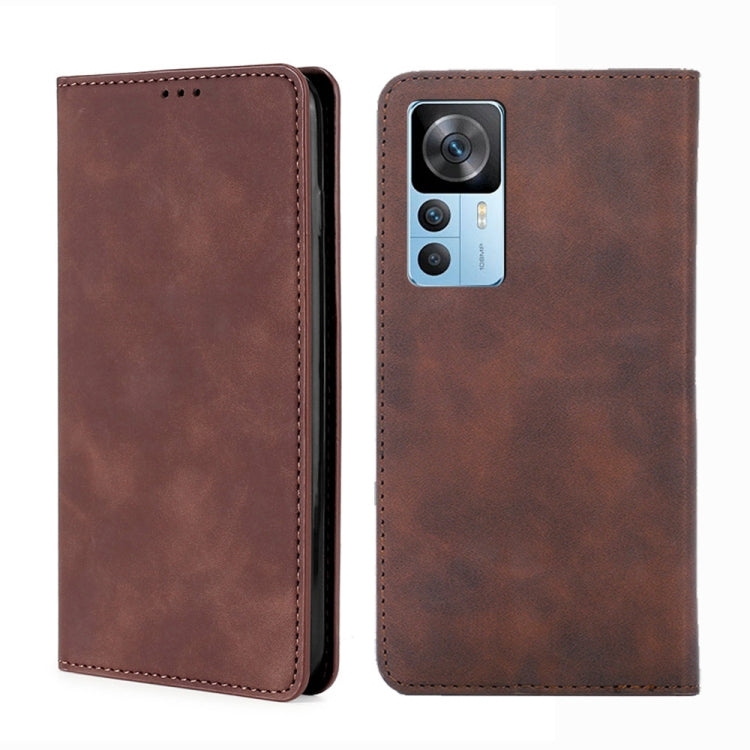 Skin Feel Magnetic Horizontal Flip Leather Phone Case, For OnePlus Ace Pro 5G, For TCL 305i, For Xiaomi Redmi K50 Ultra/Xiaomi 12T/Xiaomi 12T Pro, For Asus Zenfone 9, For Huawei nova Y90 4G