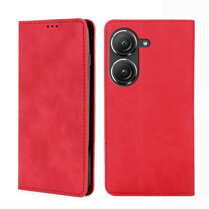 Skin Feel Magnetic Horizontal Flip Leather Phone Case, For OnePlus Ace Pro 5G, For TCL 305i, For Xiaomi Redmi K50 Ultra/Xiaomi 12T/Xiaomi 12T Pro, For Asus Zenfone 9, For Huawei nova Y90 4G