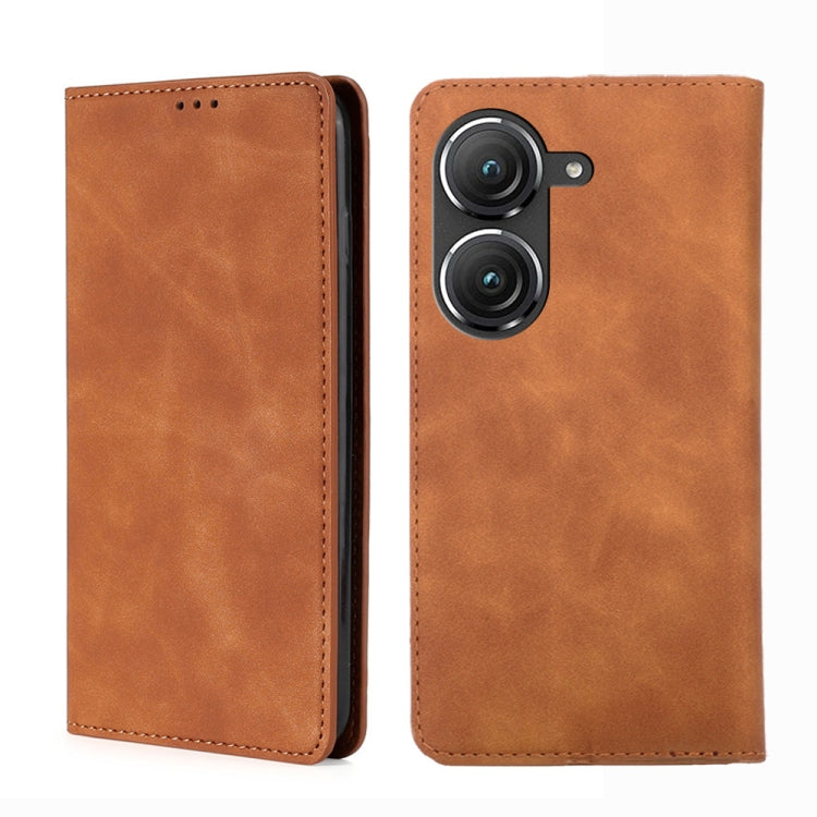 Skin Feel Magnetic Horizontal Flip Leather Phone Case, For OnePlus Ace Pro 5G, For TCL 305i, For Xiaomi Redmi K50 Ultra/Xiaomi 12T/Xiaomi 12T Pro, For Asus Zenfone 9, For Huawei nova Y90 4G