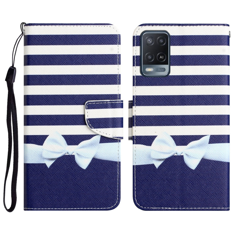 Colored Drawing Leather Phone Case, For OPPO A16