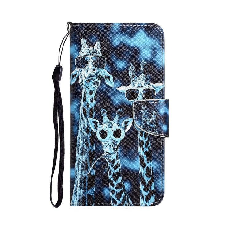 Colored Drawing Leather Phone Case, For Realme 9i / OPPO A96 4G