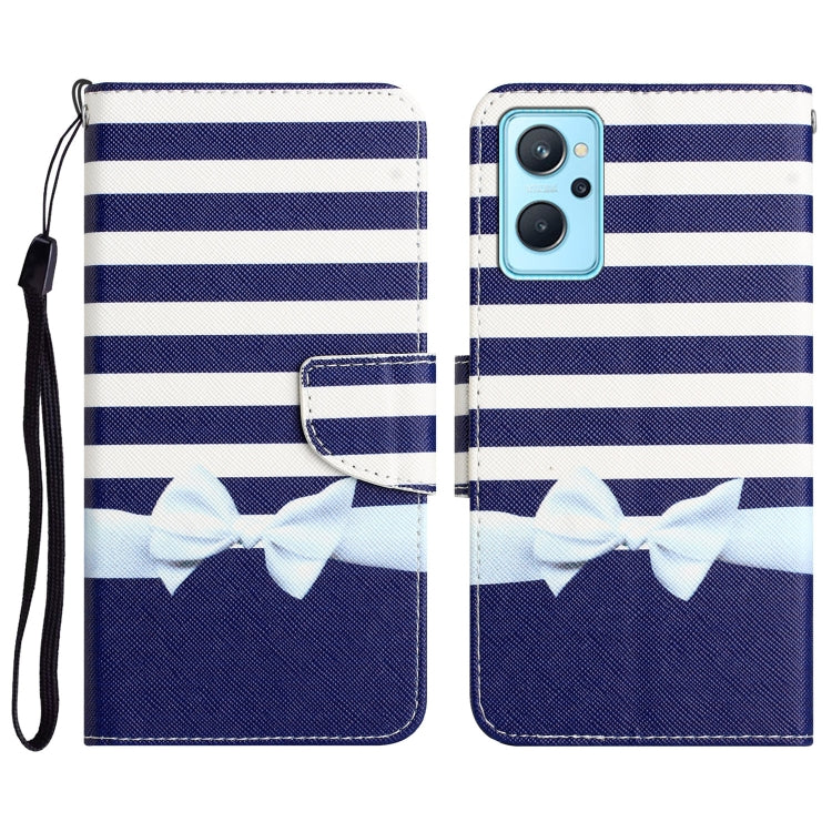Colored Drawing Leather Phone Case, For Realme 9i / OPPO A96 4G