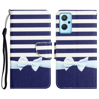 Colored Drawing Leather Phone Case, For Realme 9i / OPPO A96 4G