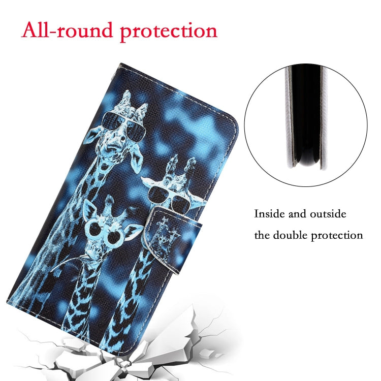 Colored Drawing Leather Phone Case, For vivo Y17 / Y12