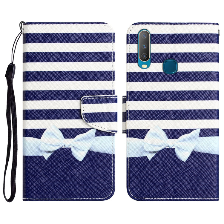 Colored Drawing Leather Phone Case, For vivo Y17 / Y12