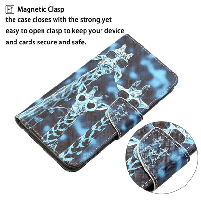 Colored Drawing Leather Phone Case, For vivo Y20 / Y12s