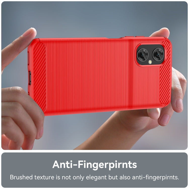 Brushed Texture Carbon Fiber TPU Case, For Xiaomi Poco M4 5G Global, For Xiaomi Poco M5 4G, For Motorola Edge 30 Fusion