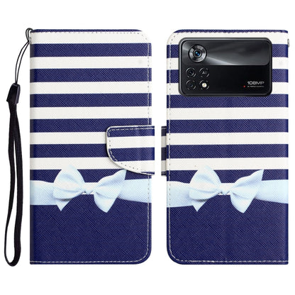 Colored Drawing Leather Phone Case, For Xiaomi Poco X4 Pro 5G