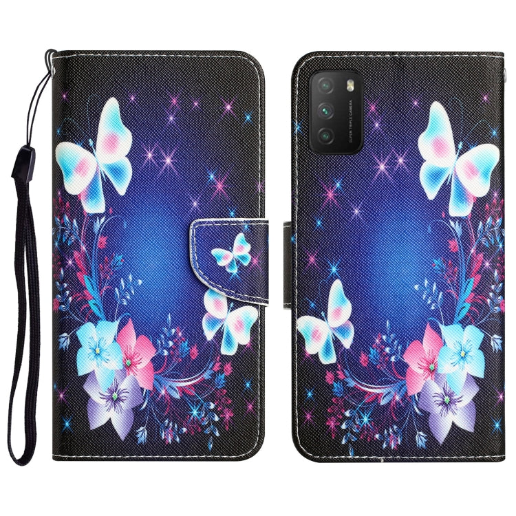 Colored Drawing Leather Phone Case, For Xiaomi Poco M3