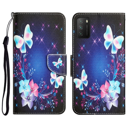 Colored Drawing Leather Phone Case, For Xiaomi Poco M3