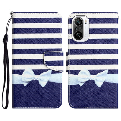 Colored Drawing Leather Phone Case, For Xiaomi Poco F3
