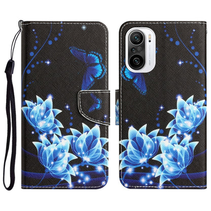 Colored Drawing Leather Phone Case, For Xiaomi Poco F3