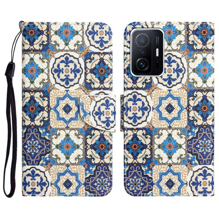 Colored Drawing Leather Phone Case, For Xiaomi 11T