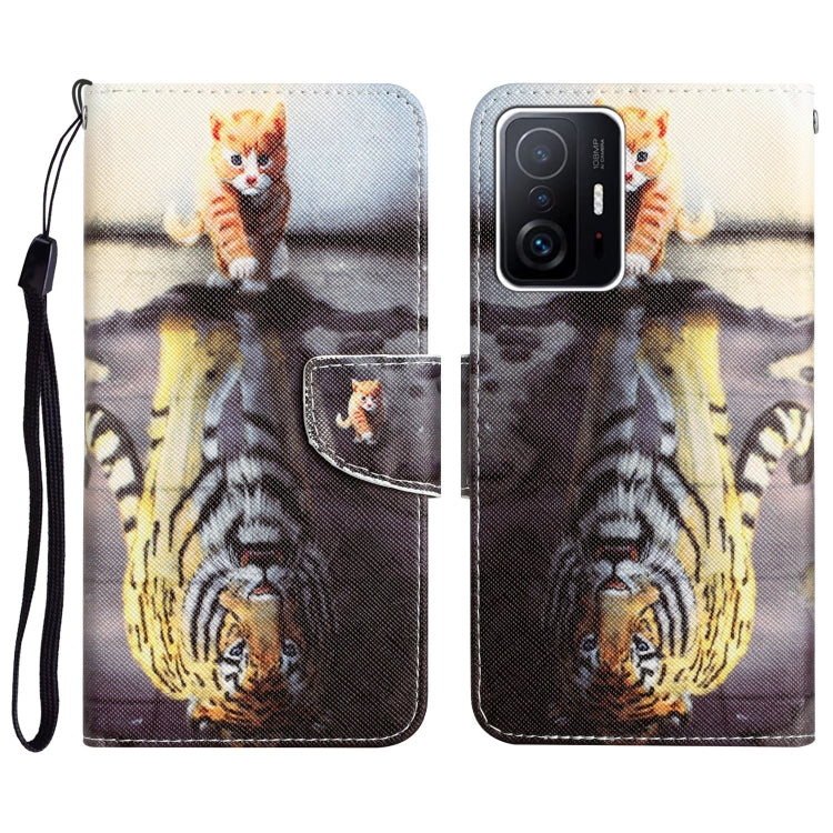 Colored Drawing Leather Phone Case, For Xiaomi 11T