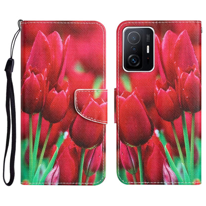 Colored Drawing Leather Phone Case, For Xiaomi 11T
