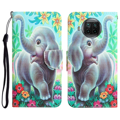 Colored Drawing Leather Phone Case, For Xiaomi Mi 10T Lite 5G