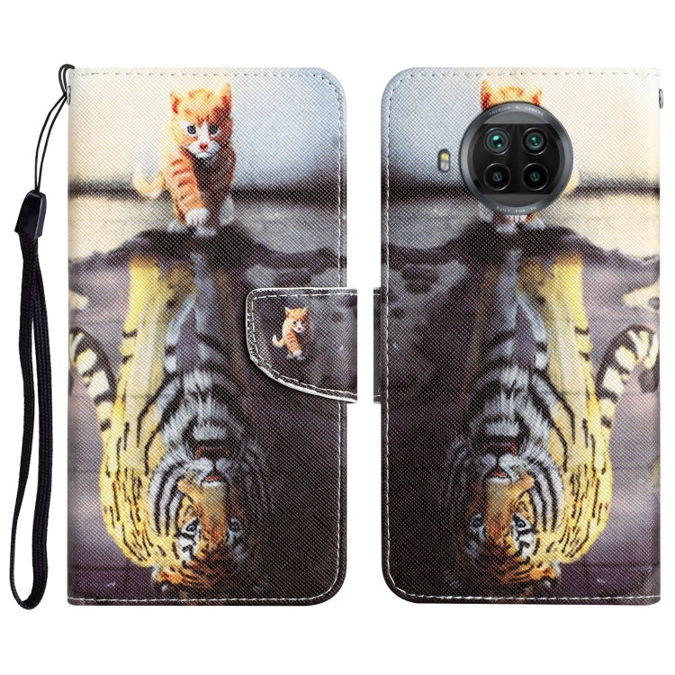 Colored Drawing Leather Phone Case, For Xiaomi Mi 10T Lite 5G