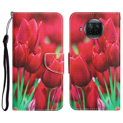 Colored Drawing Leather Phone Case, For Xiaomi Mi 10T Lite 5G