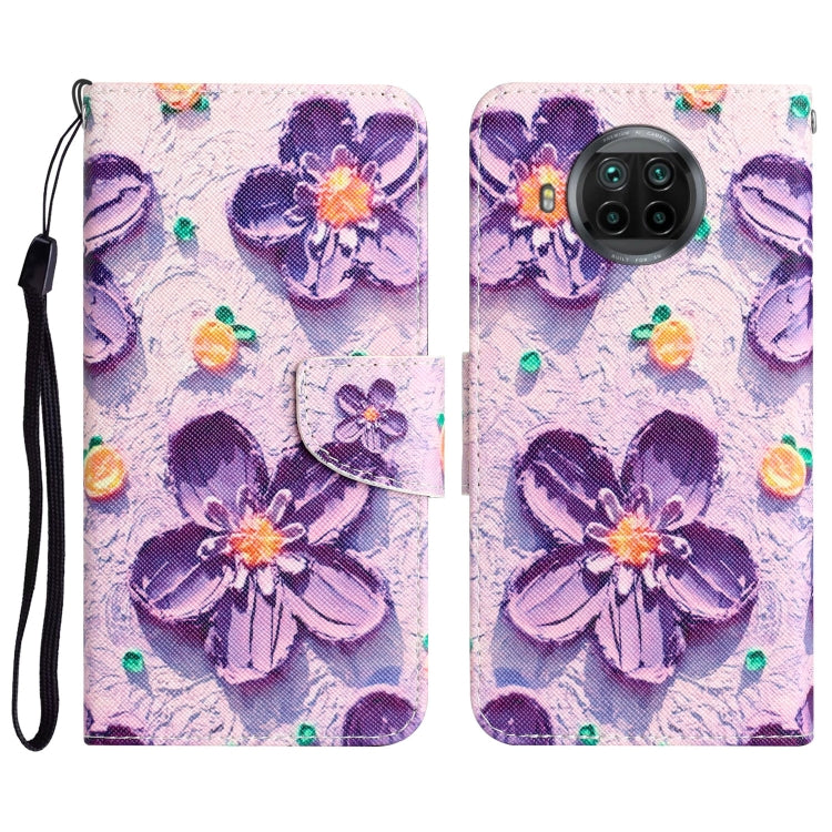 Colored Drawing Leather Phone Case, For Xiaomi Mi 10T Lite 5G
