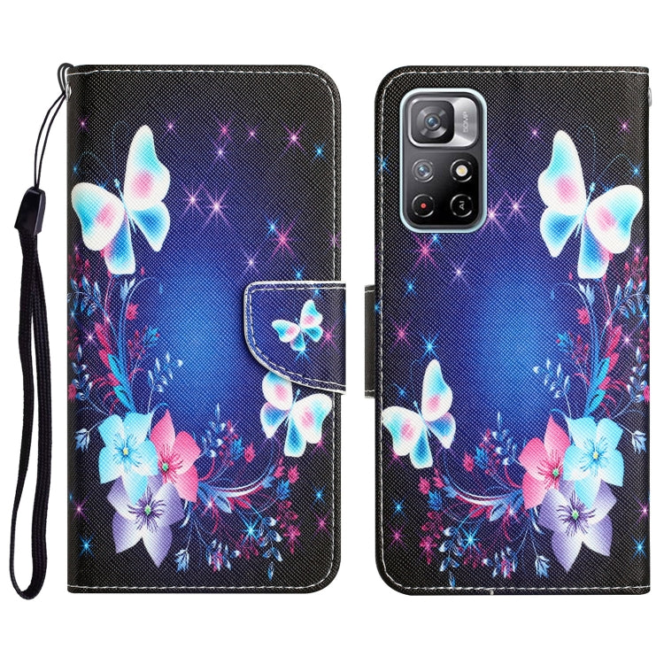 Colored Drawing Leather Phone Case, For Xiaomi Redmi Note 11 5G