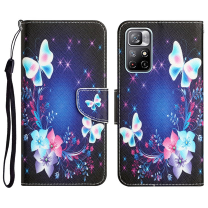 Colored Drawing Leather Phone Case, For Xiaomi Redmi Note 11 5G