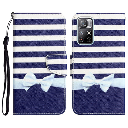 Colored Drawing Leather Phone Case, For Xiaomi Redmi Note 11 5G