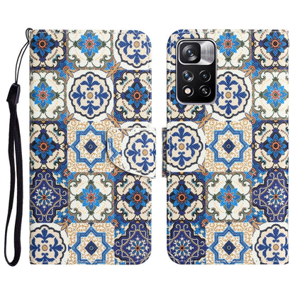 Colored Drawing Leather Phone Case, For Xiaomi Redmi Note 11 Pro 5G