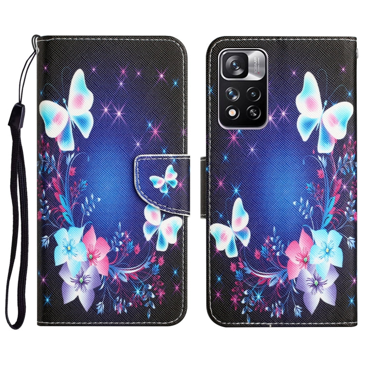 Colored Drawing Leather Phone Case, For Xiaomi Redmi Note 11 Pro 5G